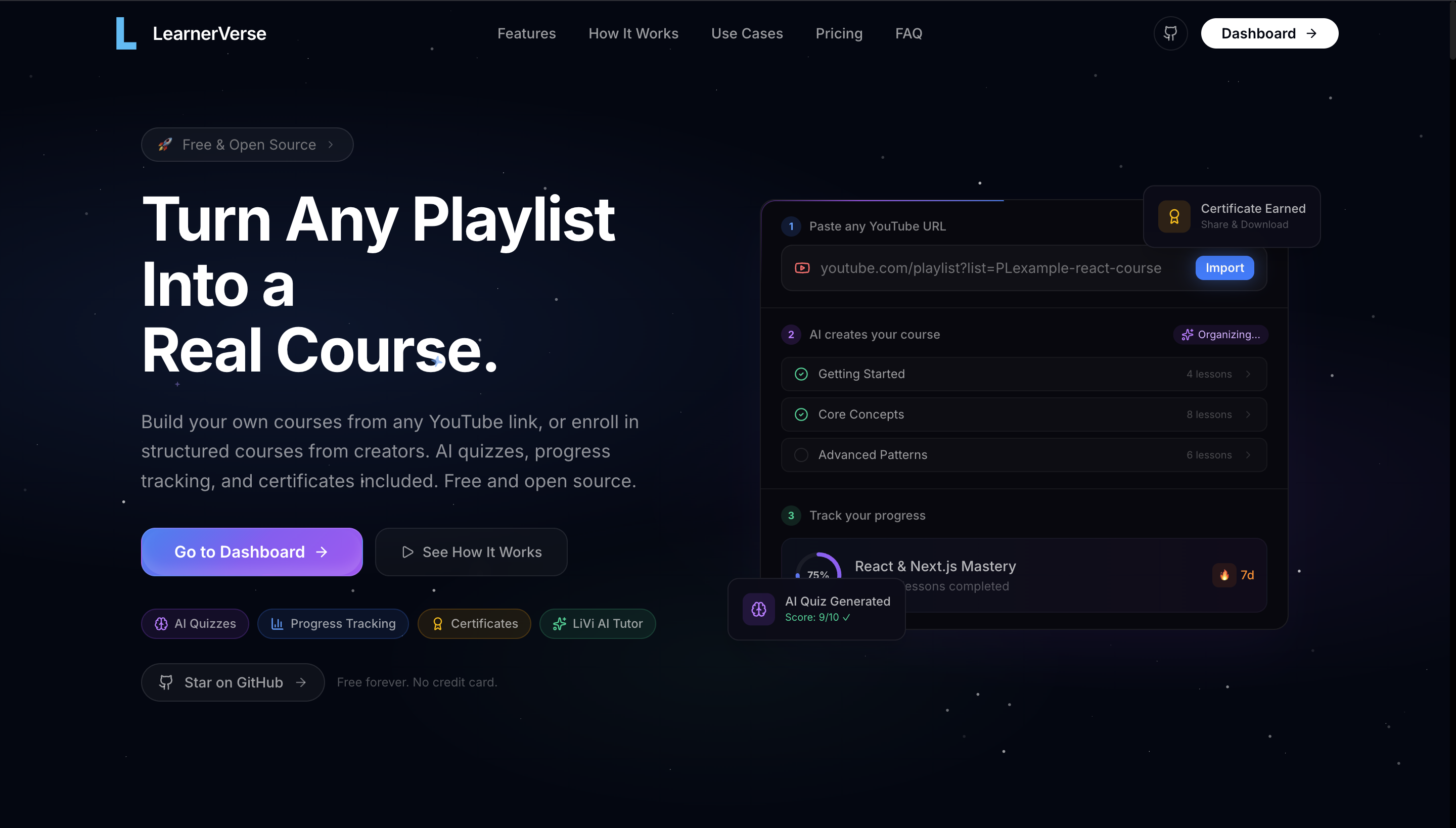 LearnerVerse — AI-Powered YouTube Course Creator